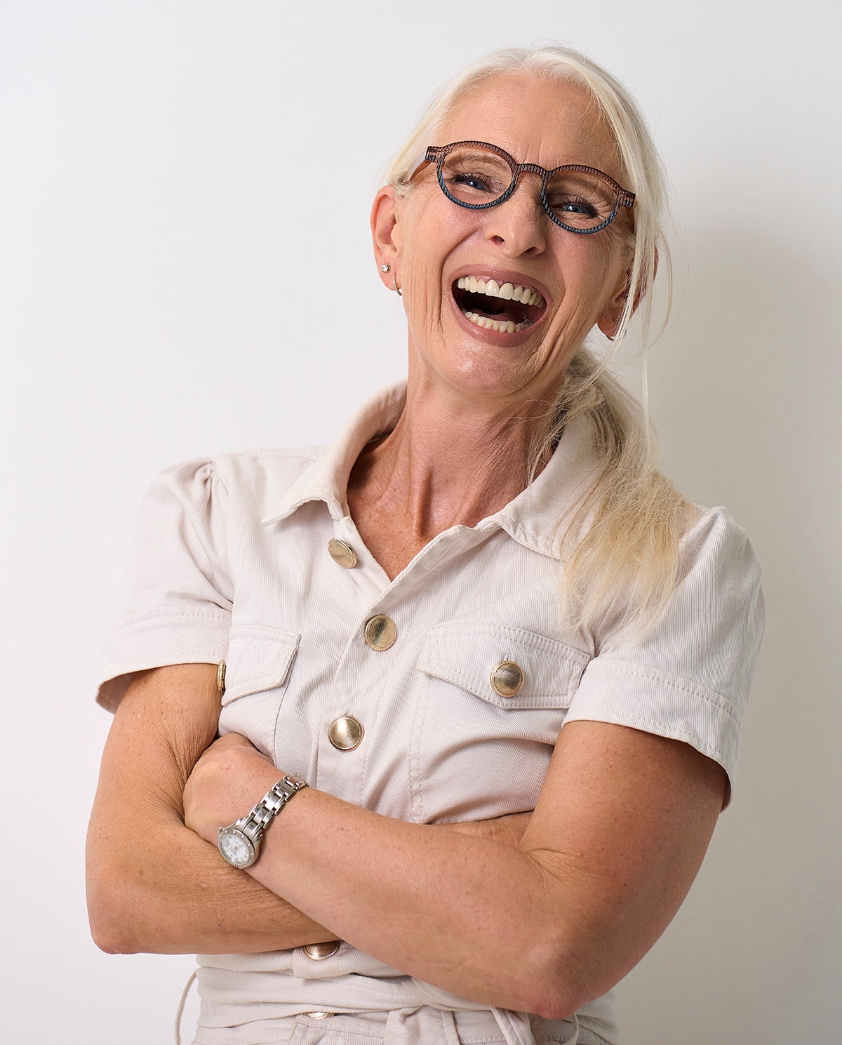 OjeOje K Läsparglasögon - sunset/röd