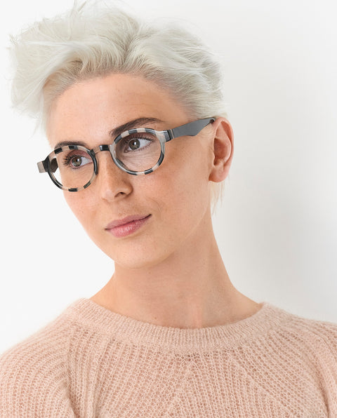 OjeOje K Glasögon utan styrka - zebra/svart